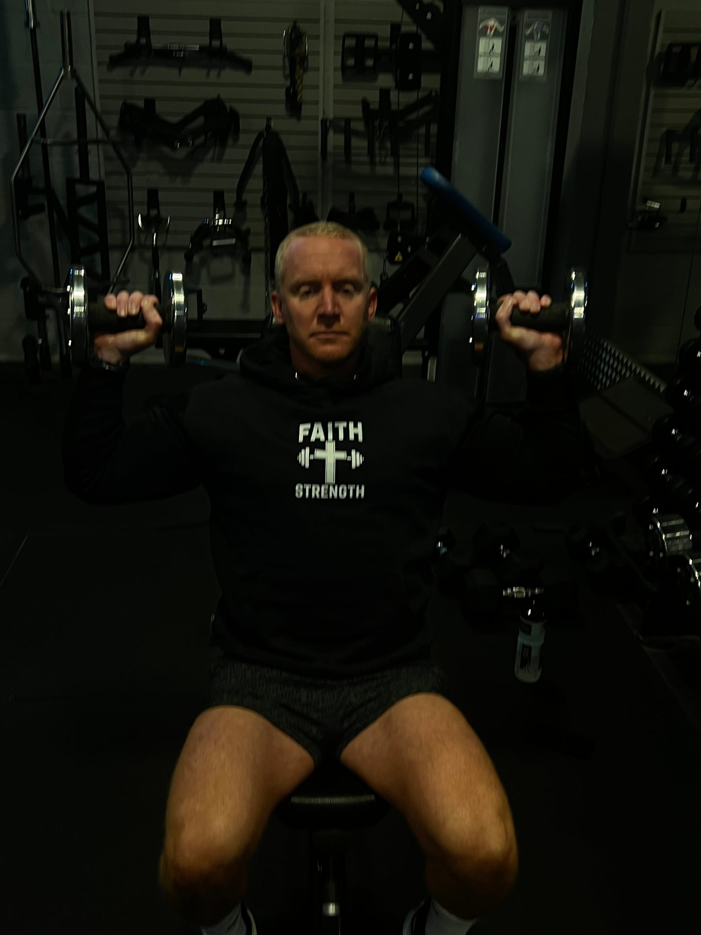 Powered by Faith, driven by strength Hoodie