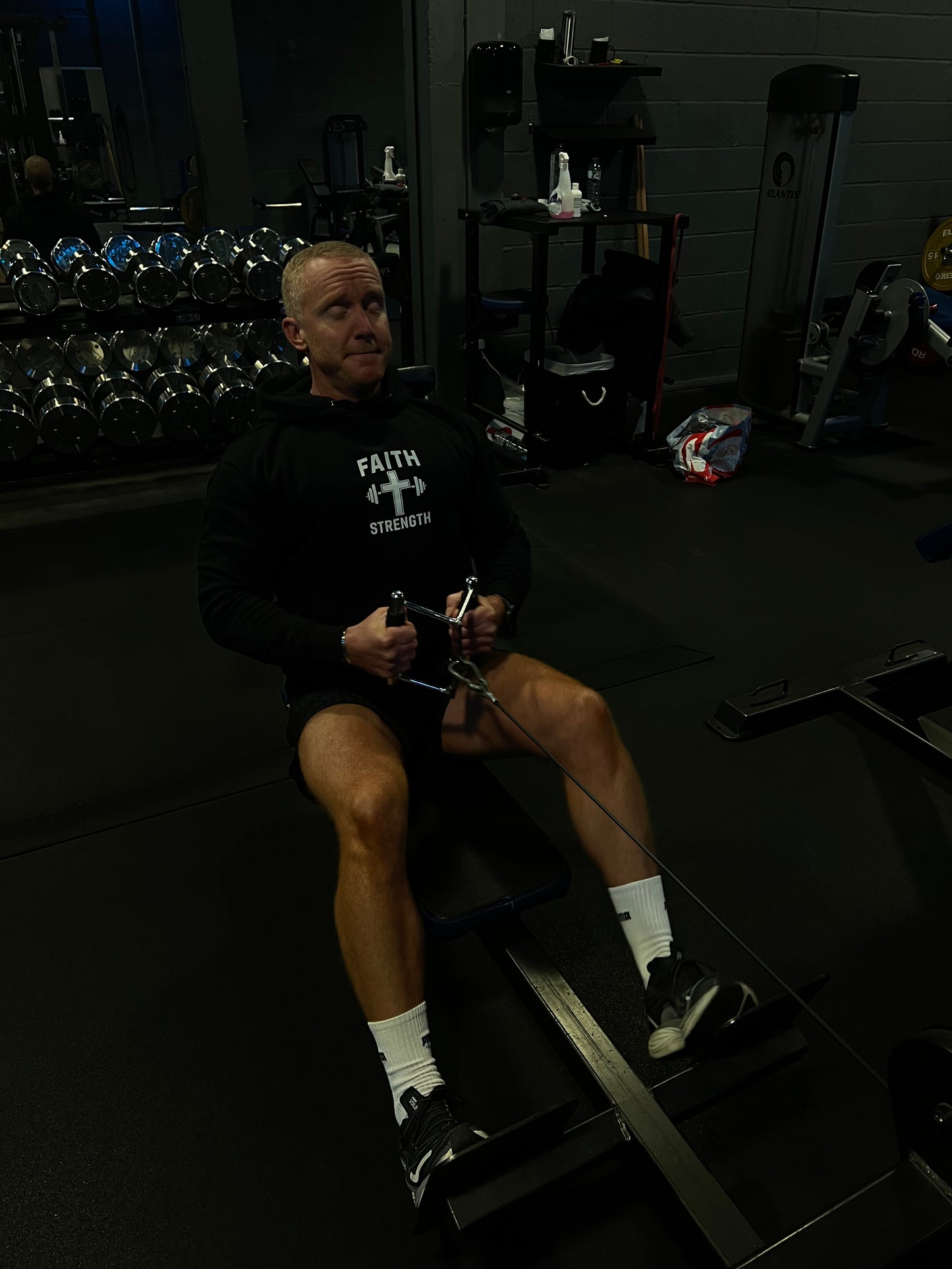 Powered by Faith, driven by strength Hoodie