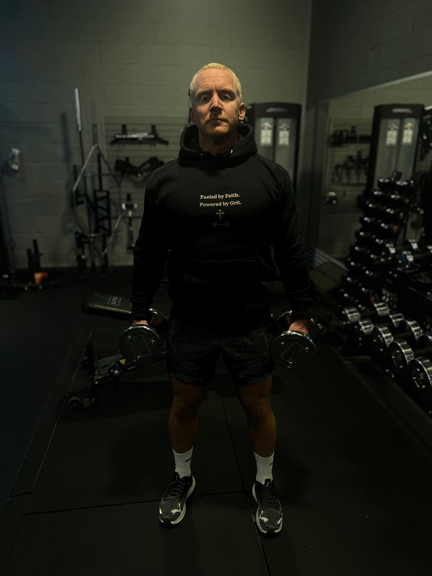 Fueled by Faith. Powered by Grit Hoodie