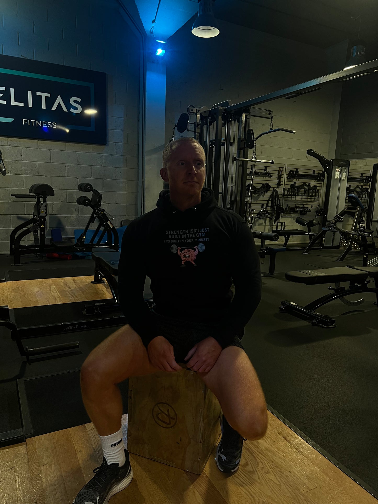 The Mind Builds the Muscle Hoodie