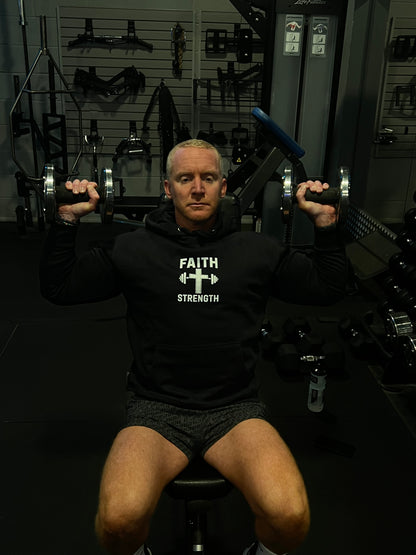 Powered by Faith, driven by strength Hoodie