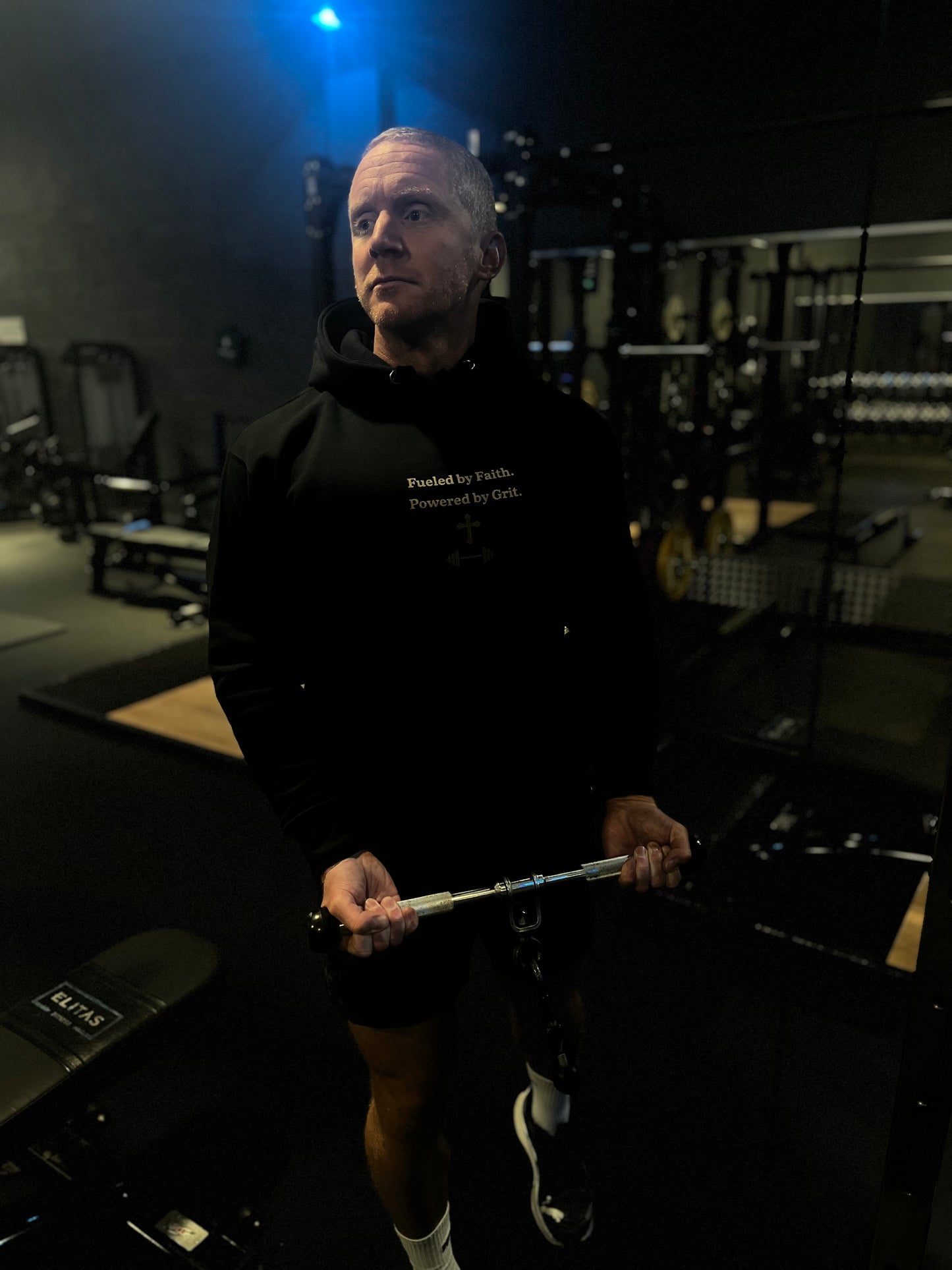 Fueled by Faith. Powered by Grit Hoodie